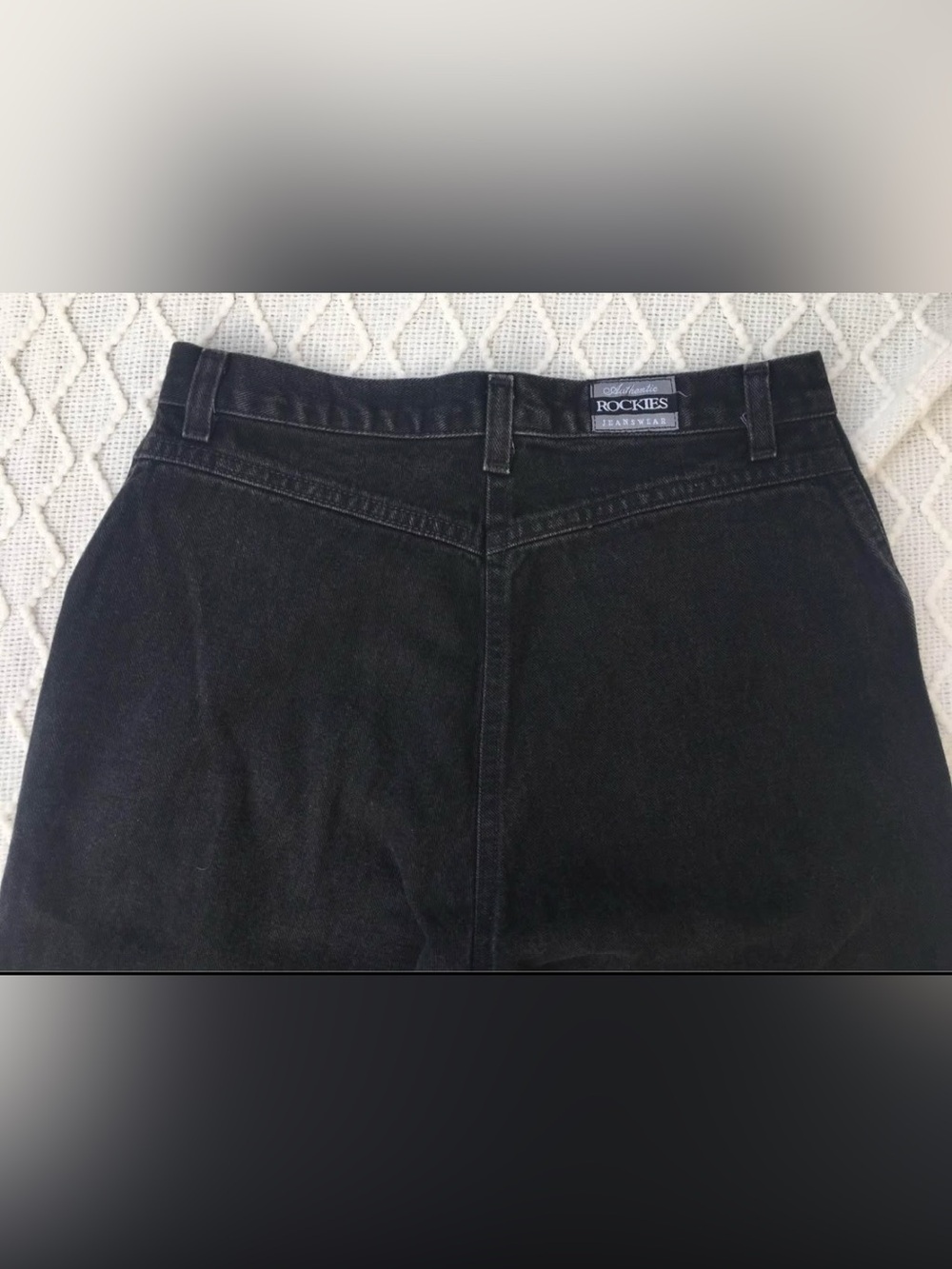 Rockies Women’s Black Jeans with Stud Accents - Picture 2 of 6